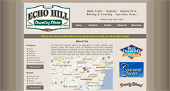 Desktop Screenshot of echohillcountrystore.com